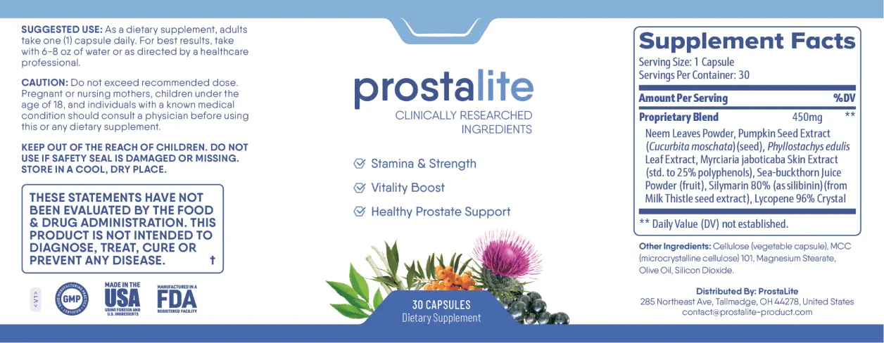 prostalite-ingredients